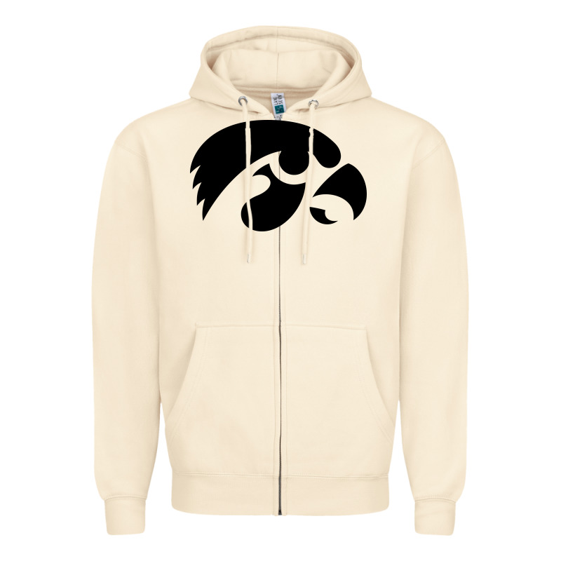 University Of Iowa Athletics Teams Gear Zipper Hoodie by linhVisuals | Teevron