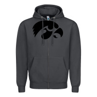 Smoke university of iowa athletics teams gear Zipper Hoodie - linhVisuals