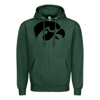 Sports Green university of iowa athletics teams gear Zipper Hoodie - linhVisuals