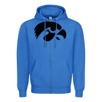 True Royal university of iowa athletics teams gear Zipper Hoodie - linhVisuals