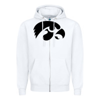 White university of iowa athletics teams gear Zipper Hoodie - linhVisuals