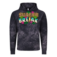 Cloud Black Summer Break Vintage Hoodie - CowhideDigitalArt