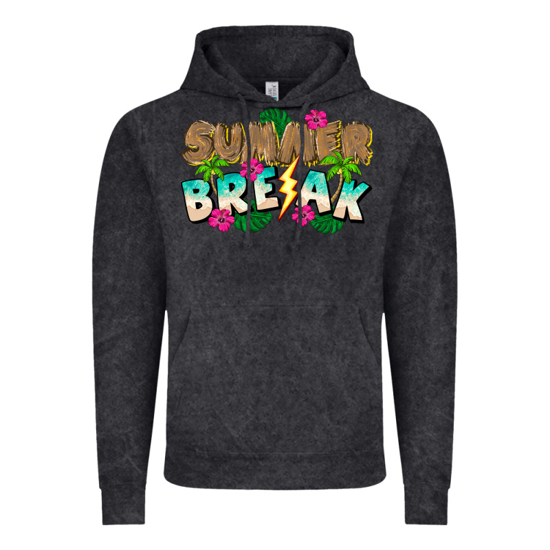 Summer Break Vintage Hoodie by CowhideDigitalArt | Teevron