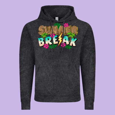 Summer Break Vintage Hoodie Designed By Cowhidedigitalart