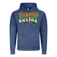 Vintage Denim Summer Break Vintage Hoodie - CowhideDigitalArt