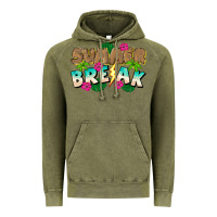 Vintage Olive Summer Break Vintage Hoodie - CowhideDigitalArt