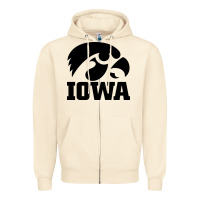 University Of Iowa Athletics Teams Gear Zipper Hoodie | Teevron