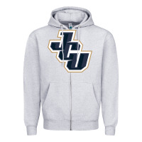 Heather Grey john carroll university blue streaks Zipper Hoodie - linhVisuals