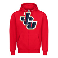 Red john carroll university blue streaks Zipper Hoodie - linhVisuals