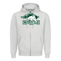 Dove Grey morrisville state college Zipper Hoodie - linhVisuals