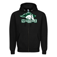 Black morrisville state college Zipper Hoodie - linhVisuals