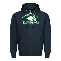 Navy morrisville state college Zipper Hoodie - linhVisuals