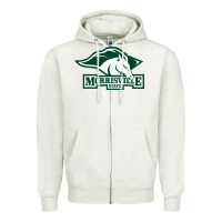Oatmeal Heather morrisville state college Zipper Hoodie - linhVisuals