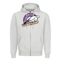Dove Grey nazareth college golden Zipper Hoodie - linhVisuals