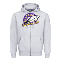 Heather Grey nazareth college golden Zipper Hoodie - linhVisuals