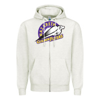 Oatmeal Heather nazareth college golden Zipper Hoodie - linhVisuals