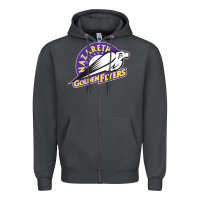 Smoke nazareth college golden Zipper Hoodie - linhVisuals