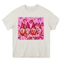 Cream Love gnomies with gift boxes tumbler Heavy Core Tee - HowdyJamesFarm
