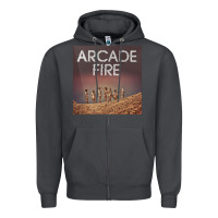 Smoke #arcade fire everything now tour 2022 Zipper Hoodie - linhVisuals