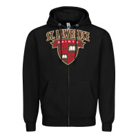 Black st. lawrence university Zipper Hoodie - linhVisuals