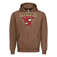 Chestnut st. lawrence university Zipper Hoodie - linhVisuals