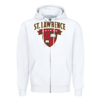 White st. lawrence university Zipper Hoodie - linhVisuals