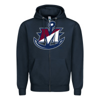 Navy suny maritime college Zipper Hoodie - linhVisuals