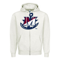 Oatmeal Heather suny maritime college Zipper Hoodie - linhVisuals
