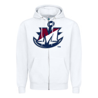 White suny maritime college Zipper Hoodie - linhVisuals