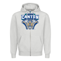 Dove Grey suny canton Zipper Hoodie - linhVisuals