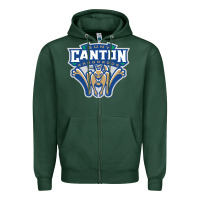 Sports Green suny canton Zipper Hoodie - linhVisuals