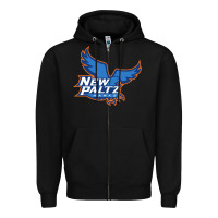 Black suny new paltz Zipper Hoodie - linhVisuals