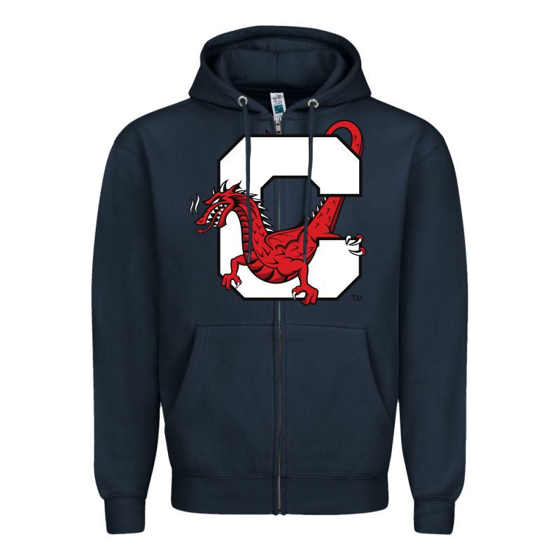 Suny Cortland Red Dragons Zipper Hoodie by linhVisuals | Teevron