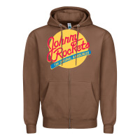 Chestnut johnny rockets Zipper Hoodie - linhVisuals