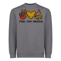 Storm peace love christmas Heavyweight Sweatshirt - JahusDesignShop
