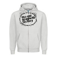 Dove Grey old spaghetti factory Zipper Hoodie - linhVisuals