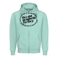 Seafoam old spaghetti factory Zipper Hoodie - linhVisuals