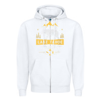 White womens lake tahoe national park california nevada vintage bear men v n Zipper Hoodie - linhVisuals