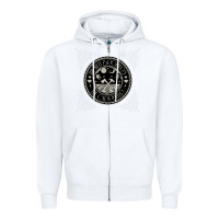 White The Avett Brothers Zipper Hoodie - linhVisuals