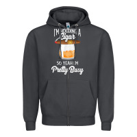 Smoke cigar smoking tshirt smoking whiskey drinking dad tee gift Zipper Hoodie - linhVisuals