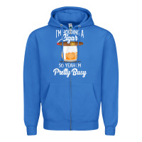 True Royal cigar smoking tshirt smoking whiskey drinking dad tee gift Zipper Hoodie - linhVisuals