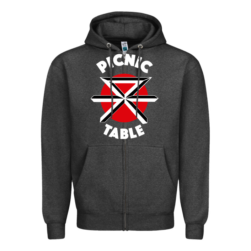 Picnic Table Parody Zipper Hoodie by linhVisuals | Teevron