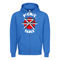 True Royal picnic table parody Zipper Hoodie - linhVisuals