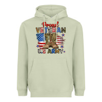 Proud Veteran U.s Army Heavyweight Hoodie | Teevron