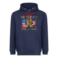 Navy proud veteran u.s army Heavyweight Hoodie - RanaPortraitStore