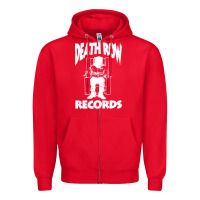 Red death row records Zipper Hoodie - linhVisuals