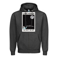 Charcoal Heather lord huron the night we met Zipper Hoodie - linhVisuals