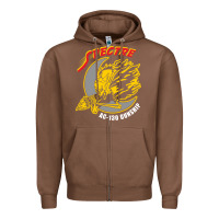 Chestnut AC 130 Gunship New Spectre Zipper Hoodie - linhVisuals