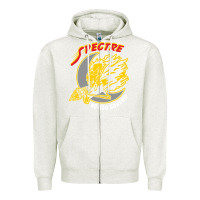 Oatmeal Heather AC 130 Gunship New Spectre Zipper Hoodie - linhVisuals