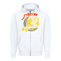 White AC 130 Gunship New Spectre Zipper Hoodie - linhVisuals